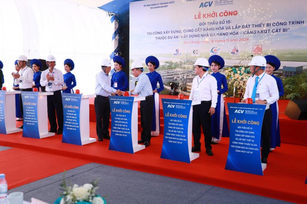 Khởi công Dự án xây dựng Nhà ga hàng hóa – Cảng HKQT Cát Bi